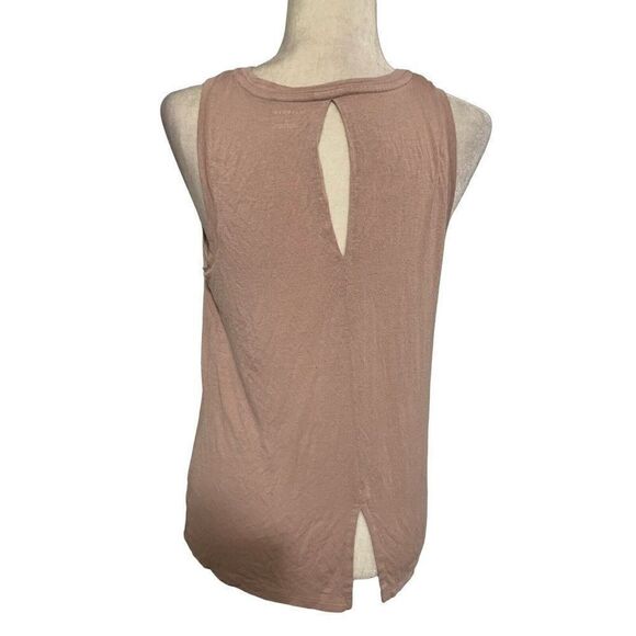 Halogen womens blush pink crew neck tank top medium - Picture 2 of 4